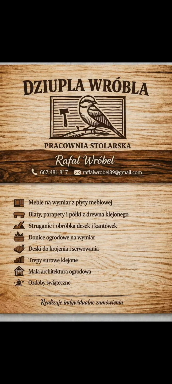 Usługi stolarskie