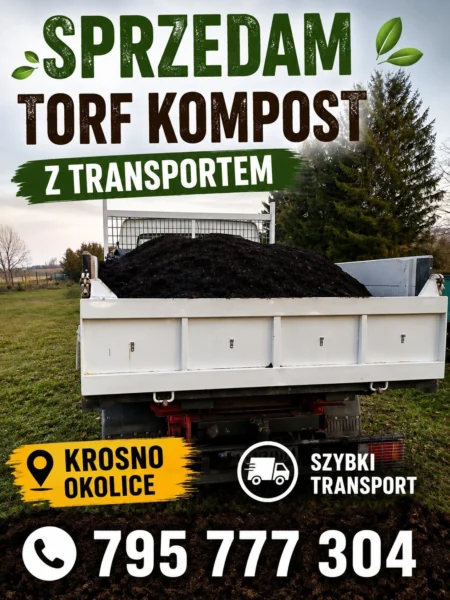 Torf kompost z transportem