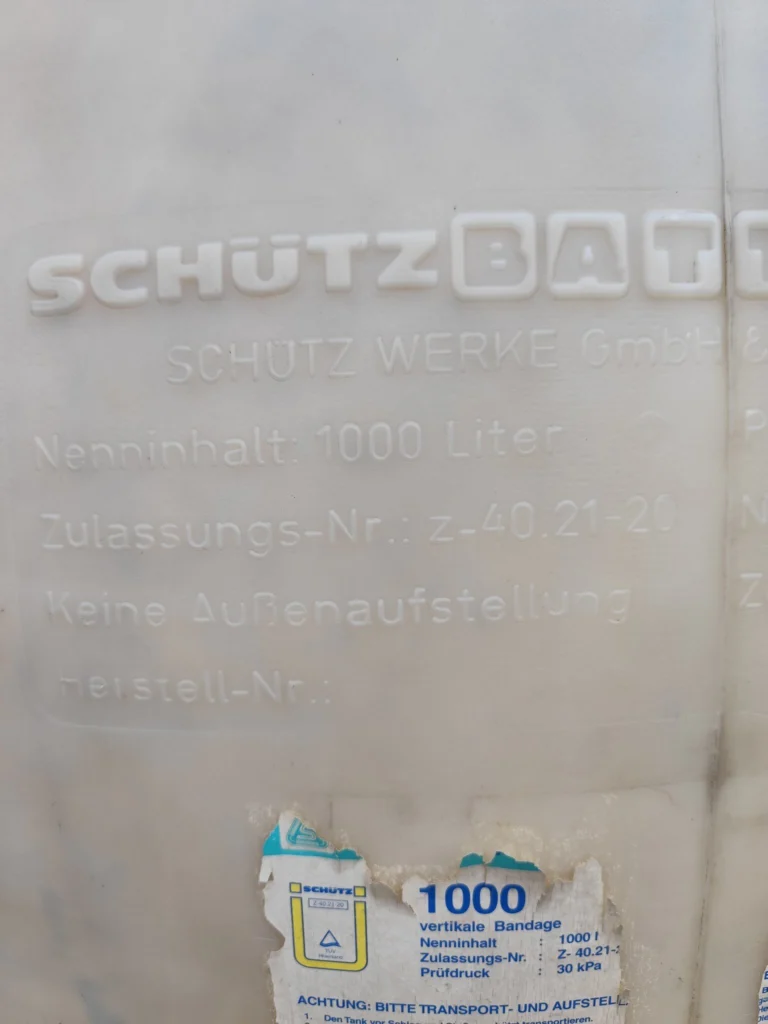 Zbiornik 1000L