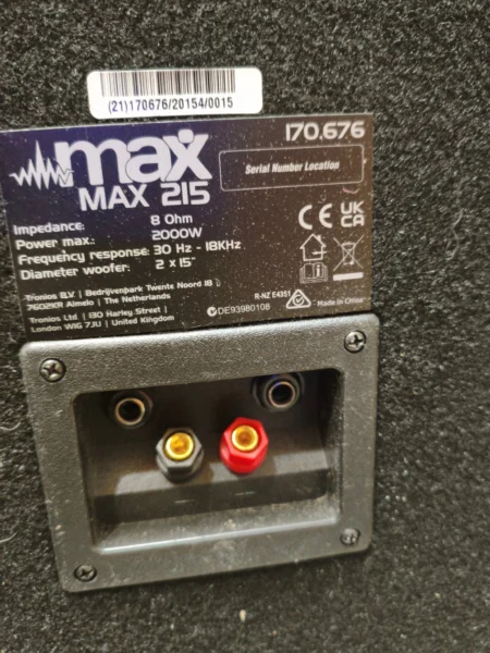 Zestaw 4xkolumn estradowych pasywne Max 2x2000w i 2x 800w