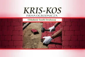 UKŁADANIE KOSTKI BRUKOWEJ. KRIS-KOS
