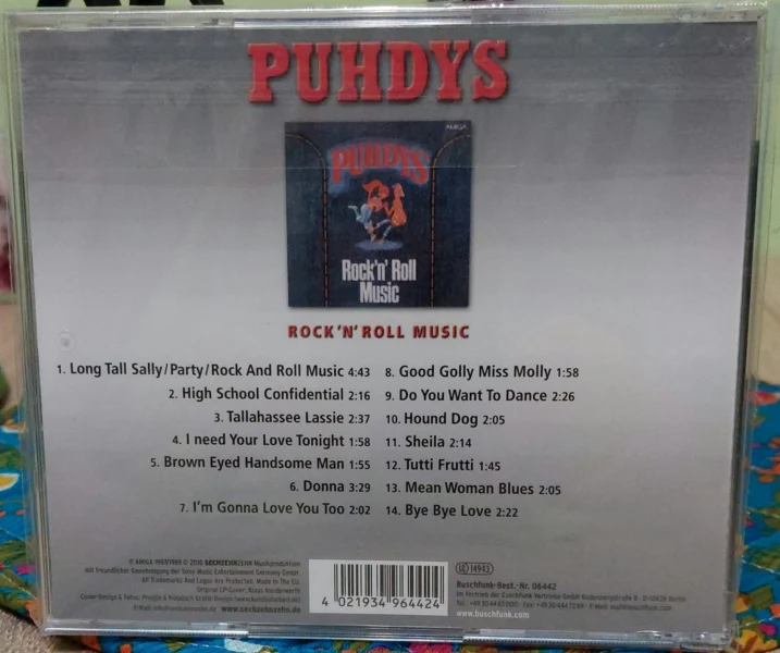 CD PUHDYS - Rock n Roll Music. 70 s Ost Rock ( DDR ). Unikat.