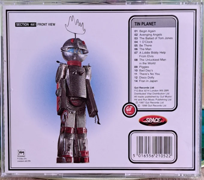 CD SPACE - Tin Planet. Electo-Techno-Punk 90s UK.