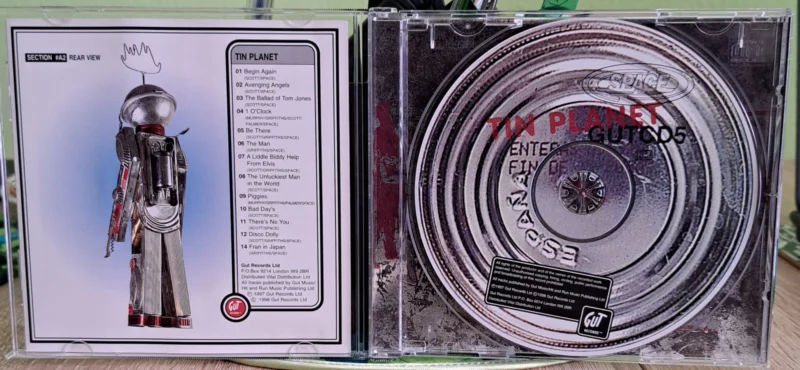 CD SPACE - Tin Planet. Electo-Techno-Punk 90s UK.