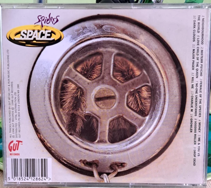 CD SPACE - Spiders. Electo-Techno-Punk 90s UK.