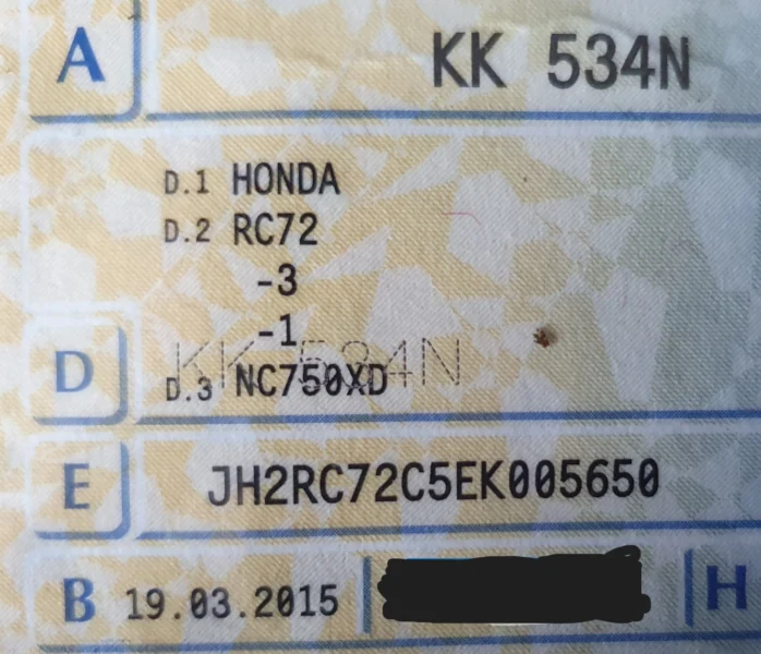 HONDA NC750X DCT
