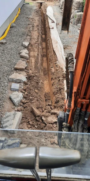 Usługi koparką wozidłem minikoparka koparka wozidło