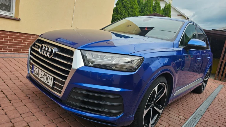 Audi Q7 II 3.0 TDI 218KM 2017R S Line Salon PL 1 Właściciel 2 kpl kół BDB Sanok