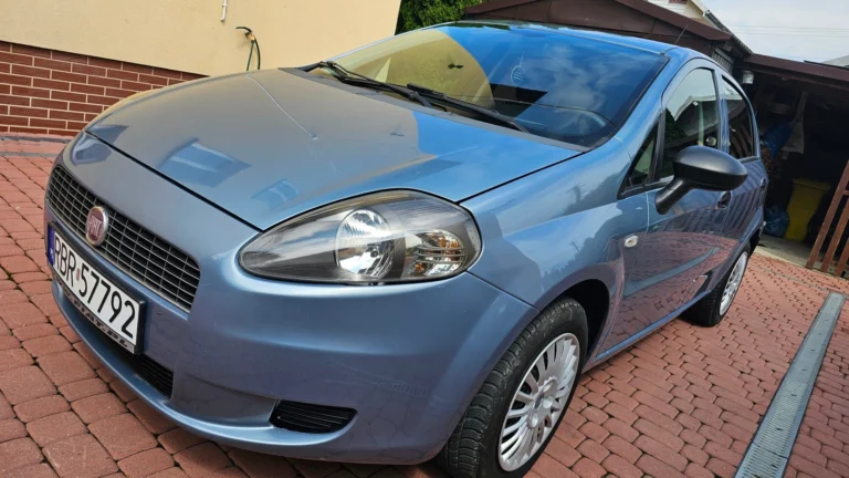 Fiat Grande Punto 1.2 65KM 2010r Klima wspomaganie City FV Sanok