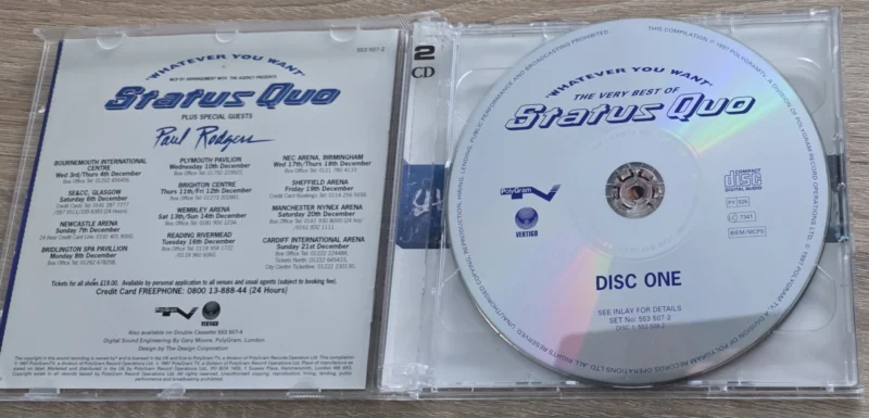 2CD Status Quo-The Very Best Of Status Quo. Rock ENG.