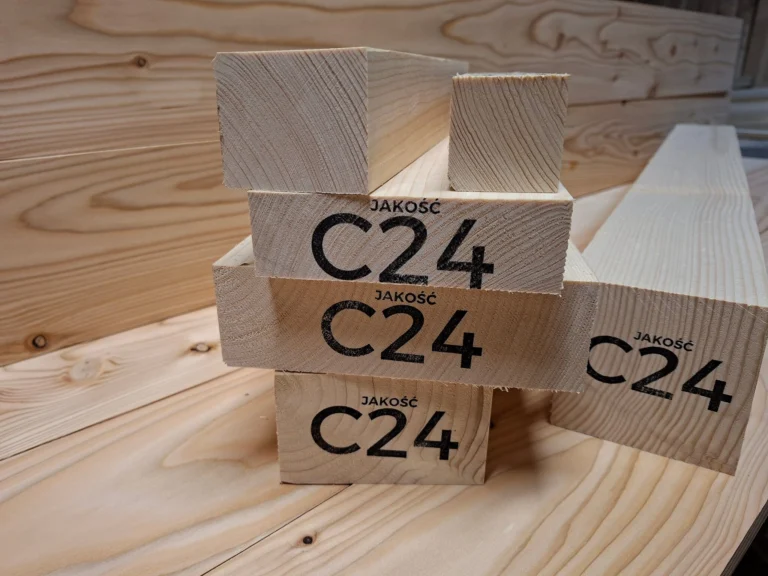Drewno konstrukcyjne c24 swierk strugane suche pod wymiar