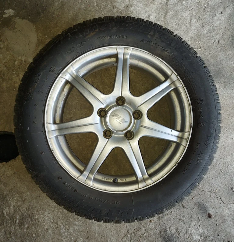 Alufelgi 16 5×112 z oponami zimowymi 205/55