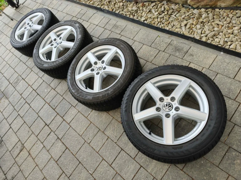 Alufelgi 16 5x112 opony zimowe 205/55R16 VW Audi Seat Skoda itp.