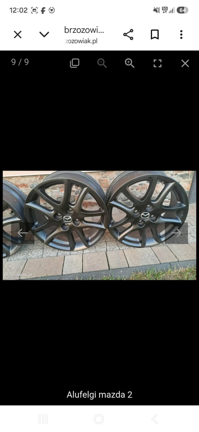 Alufelgi 16 Mazda 2