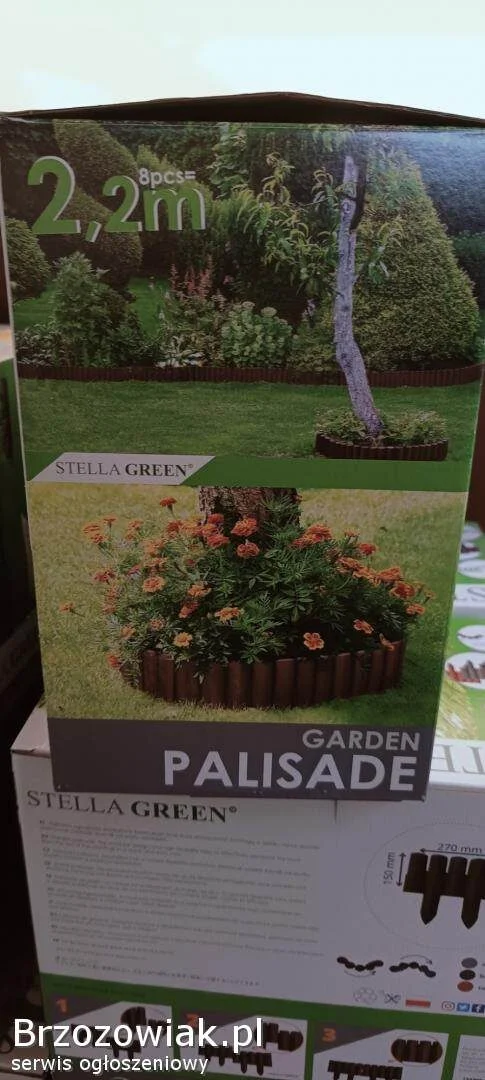 Obrzeże plastikowe NOWE GARDEN PALISADE
