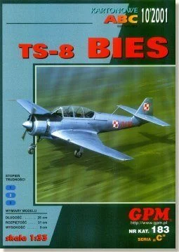 Model samolotu TS-8 Bies