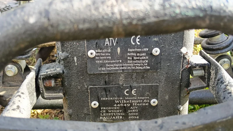 Quad dla dziecka atv 6b 50 cm3 2,5km 2014r ustrzyki dln Quad 2,5KM