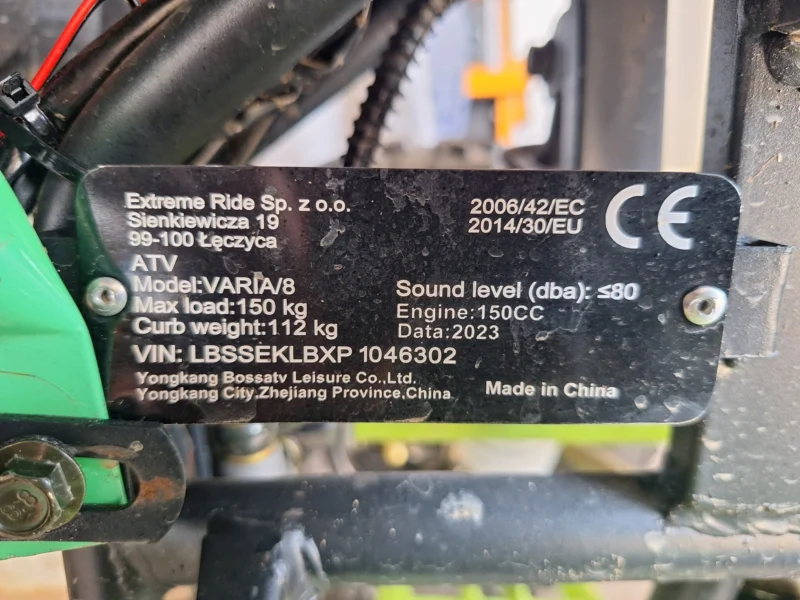 Quad 150cc varia pro