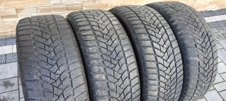 215/55r17 DUNLOP WINTER SPORT5 , 4 opony zima 17 cali +7mm , 2023