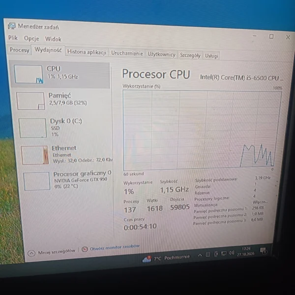 Komputer PC i5 SSD GTX
