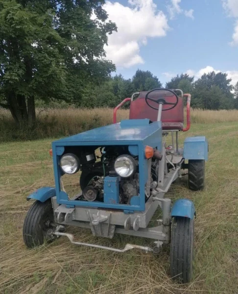 Traktor sam 126p, Żuk (pług do śniegu) transport po zakupie
