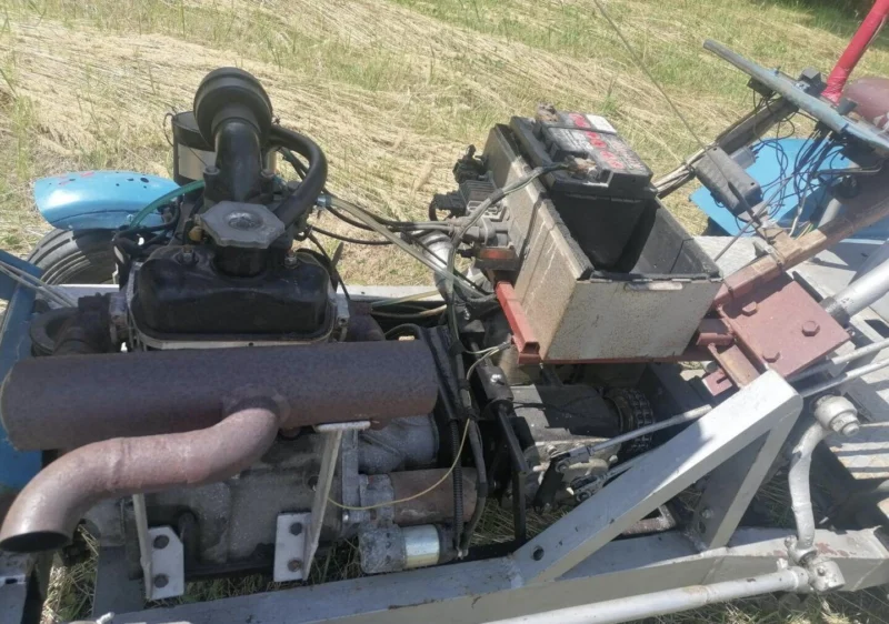 Traktor sam 126p, Żuk (pług do śniegu) transport po zakupie