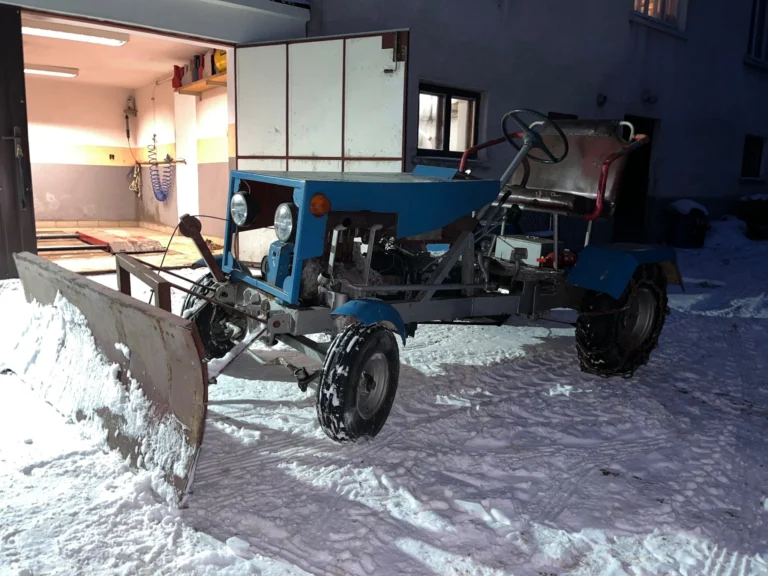Traktor sam 126p, Żuk (pług do śniegu) transport po zakupie