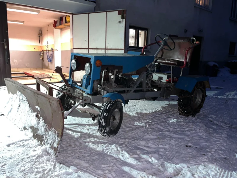 Traktor sam 126p, Żuk (pług do śniegu) transport po zakupie