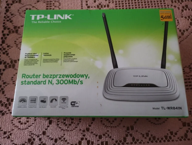 Router TP-LINK, używany bezprzewodowy 300Mb/sek