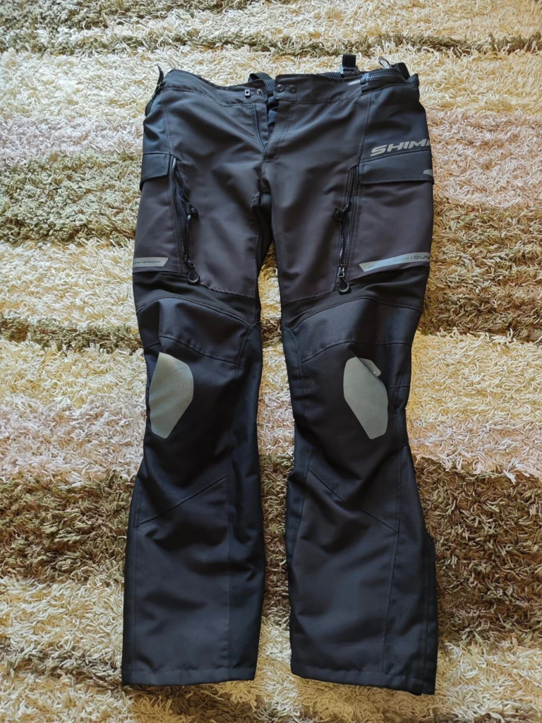 Motocyklowe spodnie Shima Dune męskie, XL, czarme, 6lat gwarancji!