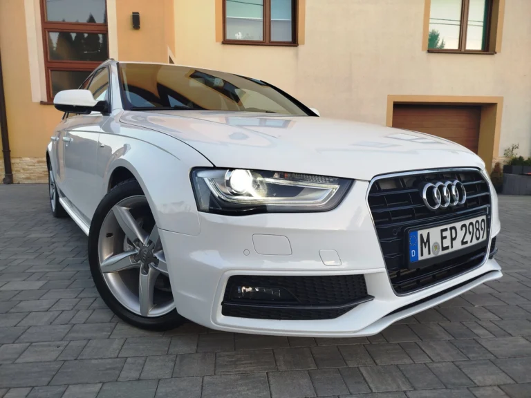 audi a4 b8 S-LINE 2,0tdi 🔥 skóra , navi , czujniki p+t , full serwis , alu 18 🔥 2015 rok prod