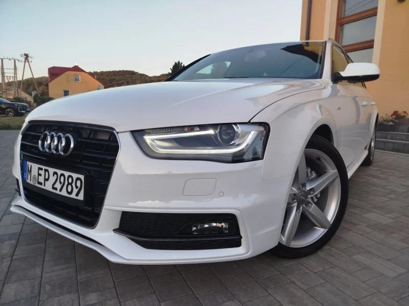 audi a4 b8 S-LINE 2,0tdi 🔥 skóra , navi , czujniki p+t , full serwis , alu 18 🔥 2015 rok prod
