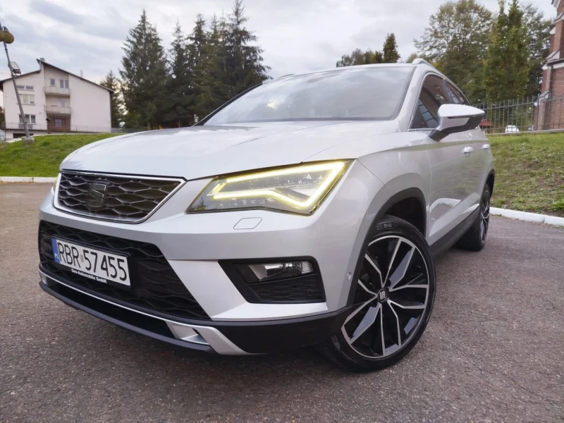 SEAT ATECA 4X4 2,0tdi 150KM , pełne wyposaz , skóra , 4x4 , navi , hak , SAM PARKUJE , 2017
