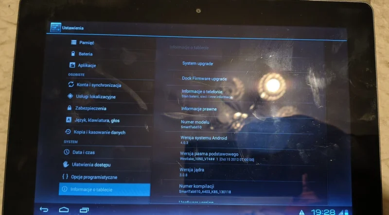 Tablet ACER Smatr Tab 10``