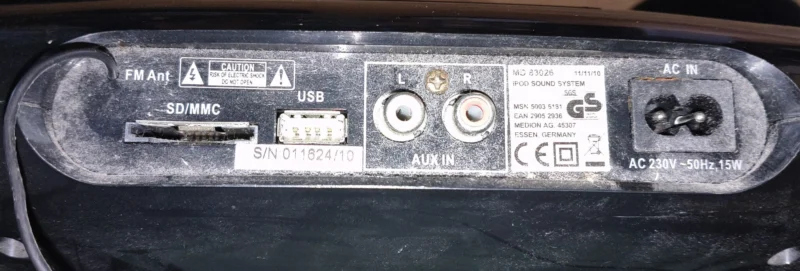 Radio budzik Medion 83026 Ipod Sound System