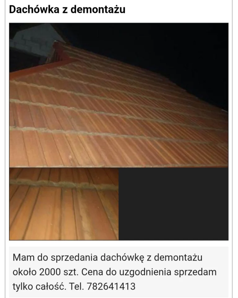 Sprzedam DACHÓWKĘ