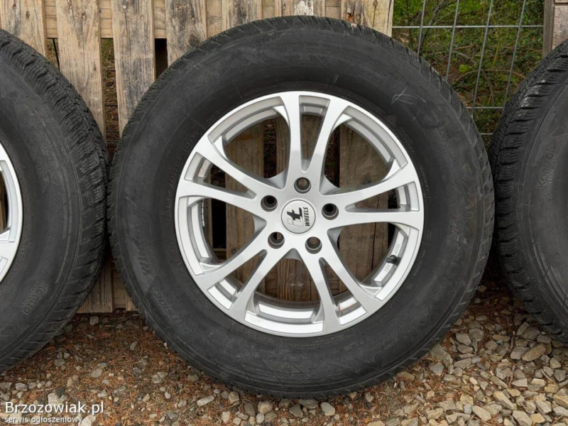 Koła 5x114,3 R16 itWheels ET45 6,5J 74,1 mm + 215/70 Hankook 2019 r. 5,5/6 mm