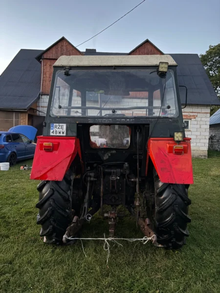 Zetor 7245 z tuzem po remoncie silnika