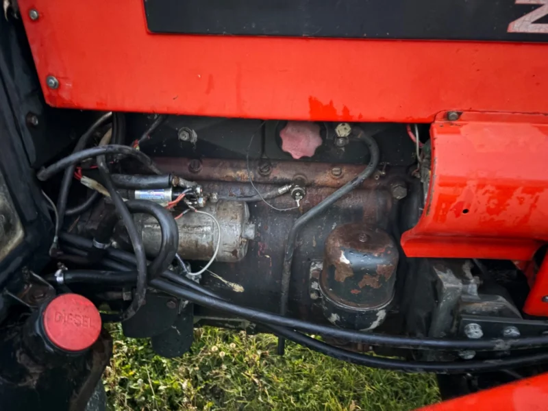 Zetor 7245 z tuzem po remoncie silnika