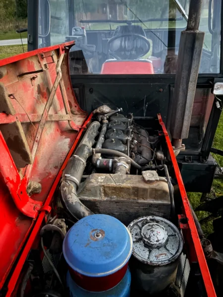 Zetor 7245 z tuzem po remoncie silnika