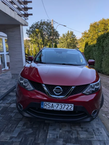 Nissan Qashqai 1.2 benzyna 115 km, 2016r niski przebieg 117 tys km