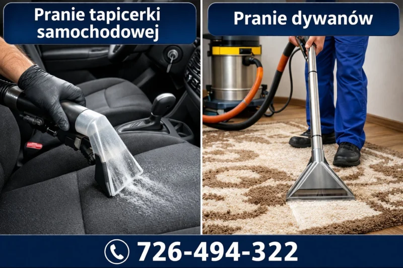 Pranie tapicerki samochodowej | Kompleksowe czyszczenie samochodów | Pranie dywanów