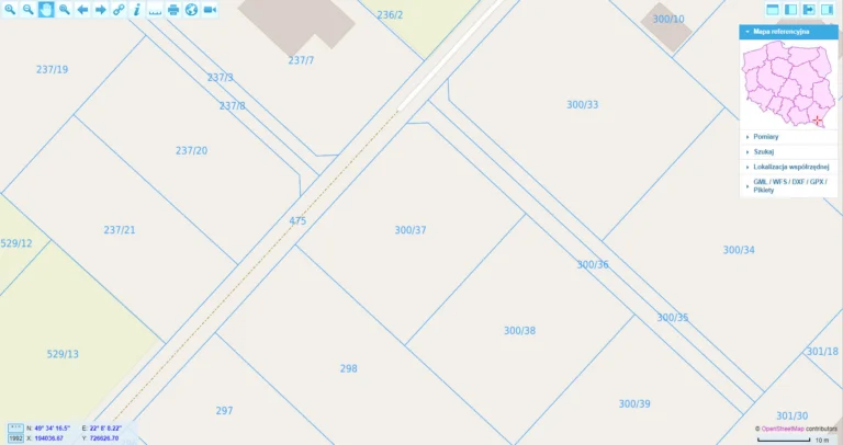 Działka budowlana 10 arów - Czerteż