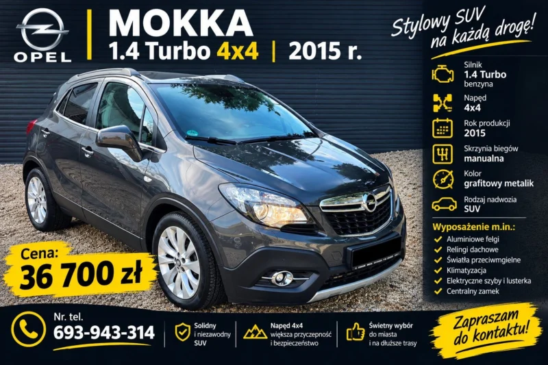 Opel Mokka 1.4 Turbo 4X4 2015r
