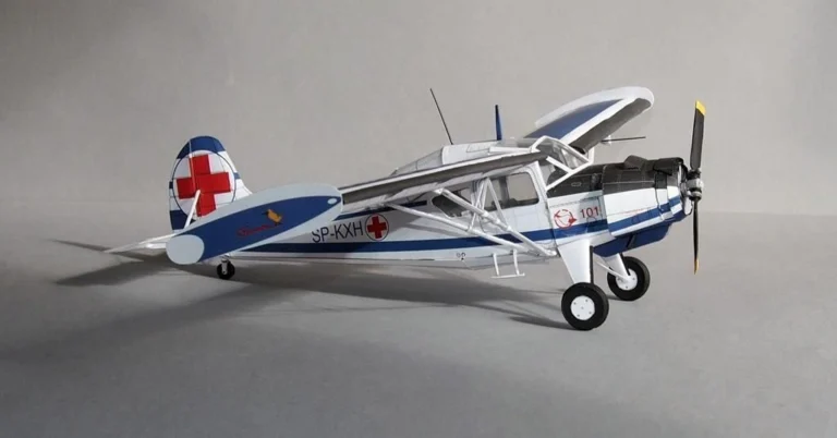 Model samolotu PZL-101 Gawron