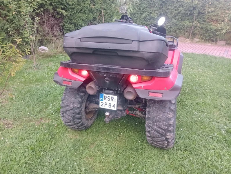 Quad polaris 70 km zarejestrowany i ubezpieczony pług śnieżny