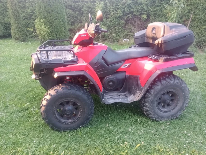 Quad polaris 70 km zarejestrowany i ubezpieczony pług śnieżny