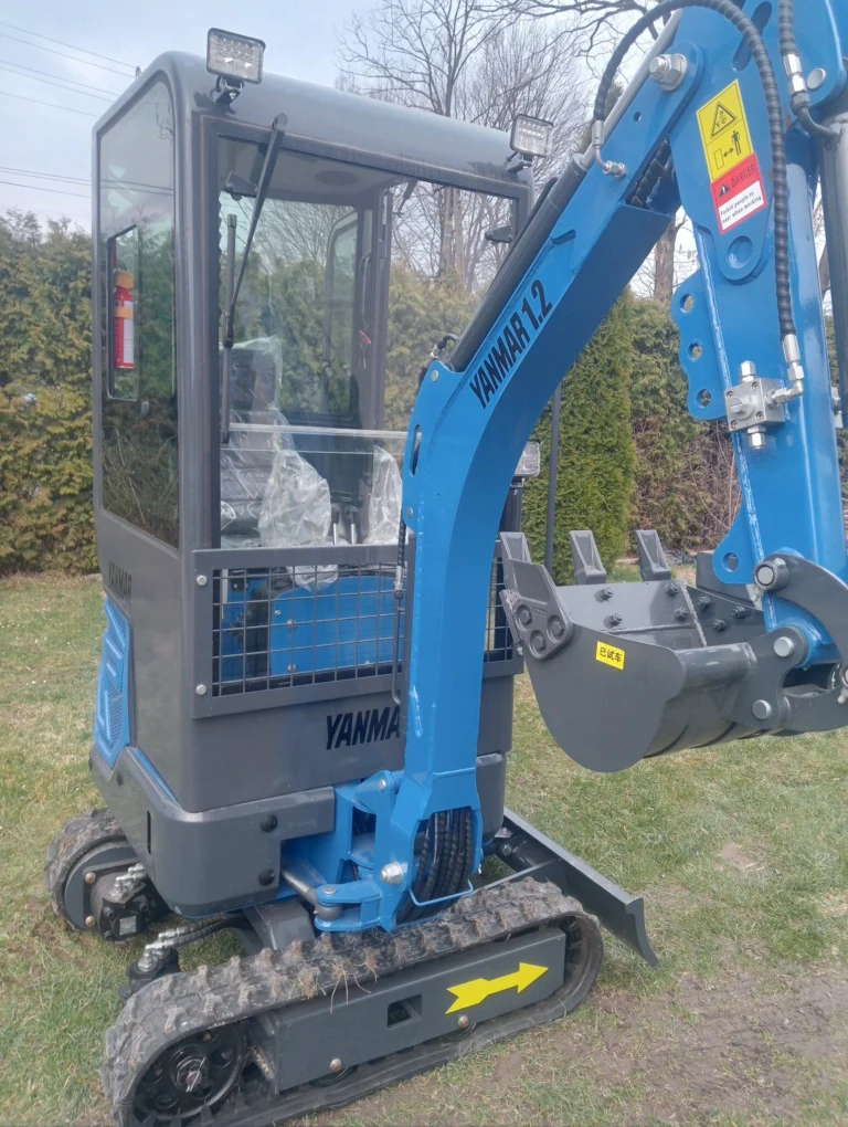 Minikoparka koparka Yanmar 1.2 tony Nowa nie używa