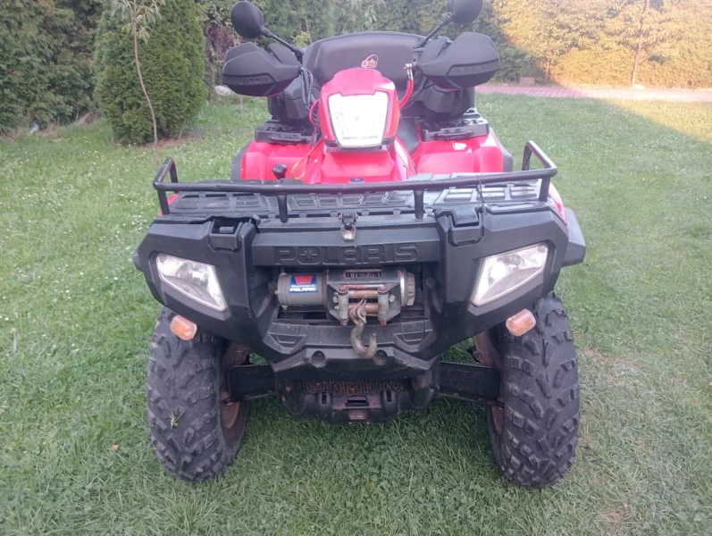 Quad polaris 70 km zarejestrowany i ubezpieczony pług śnieżny