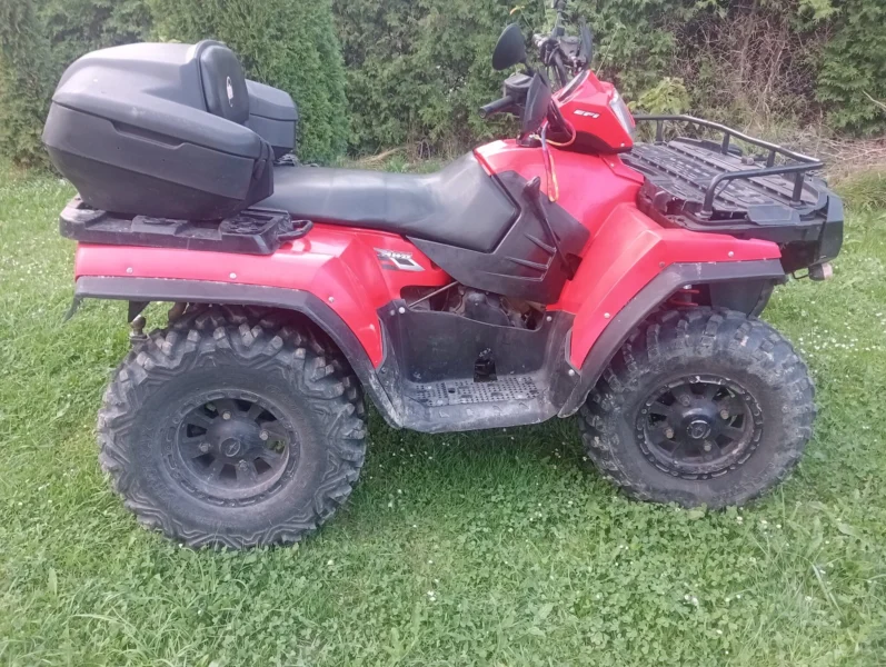 Quad polaris 70 km zarejestrowany i ubezpieczony pług śnieżny